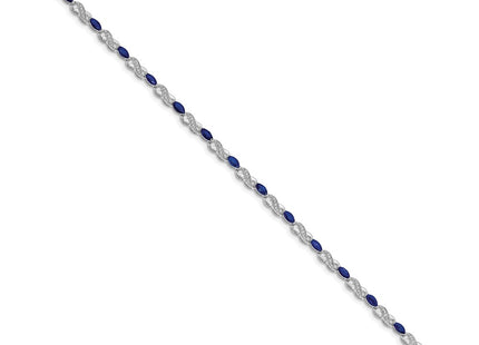 14k White Gold Bracelets Style BM4485 - Classique Jewelry Inc.