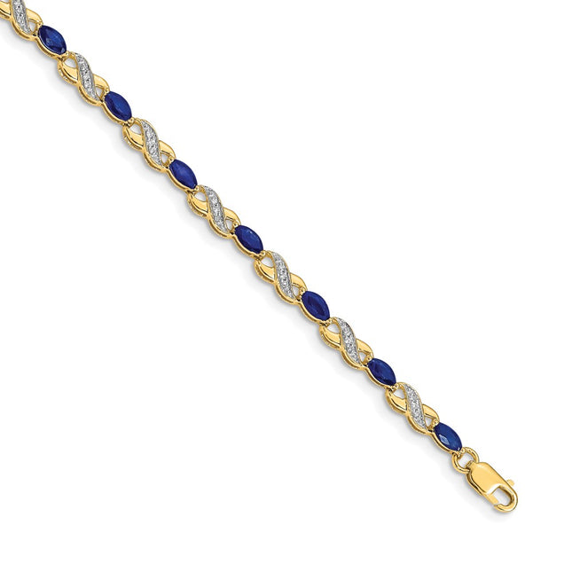 14k Yellow Gold Bracelets Style BM4485 - Classique Jewelry Inc.