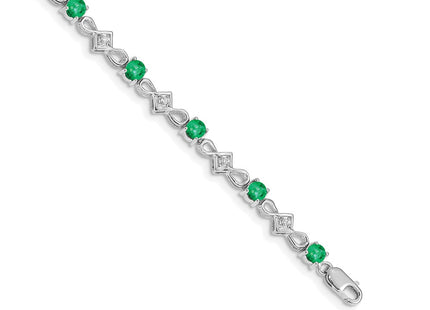 14k White Gold Bracelets Style BM4486 - Classique Jewelry Inc.
