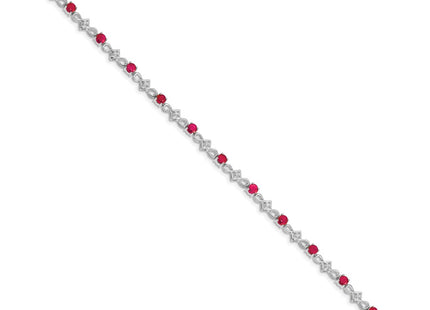 14k White Gold Bracelets Style BM4486 - Classique Jewelry Inc.