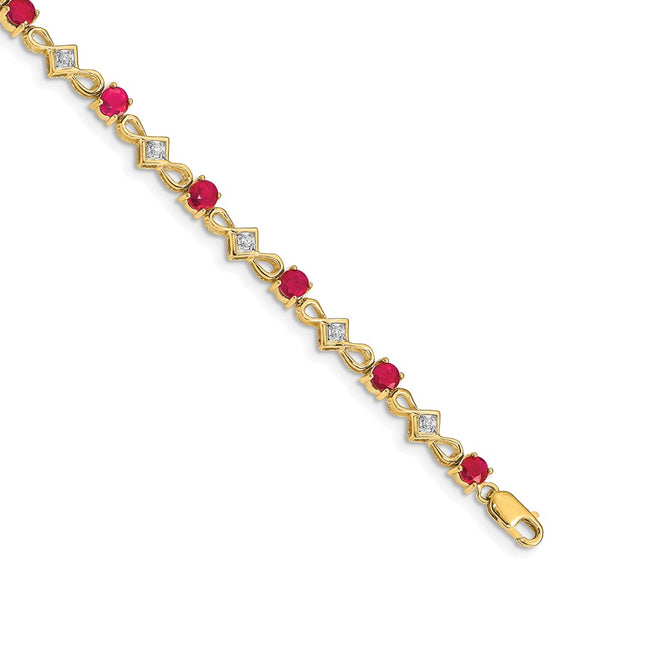 14k Yellow Gold Bracelets Style BM4486 - Classique Jewelry Inc.
