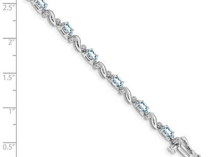 14k White Gold Bracelets Style BM4487 - Classique Jewelry Inc.