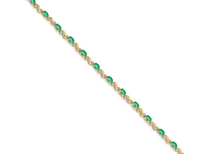 14k Yellow Gold Bracelets Style BM4487 - Classique Jewelry Inc.