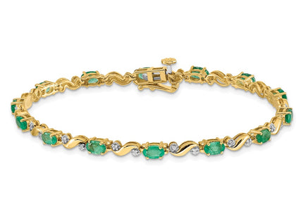14k Yellow Gold Bracelets Style BM4487 - Classique Jewelry Inc.