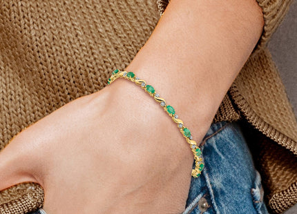 14k Yellow Gold Bracelets Style BM4487 - Classique Jewelry Inc.