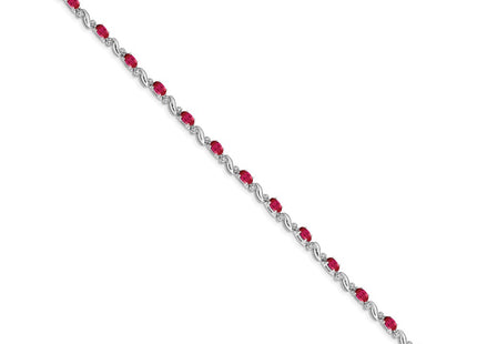 14k White Gold Bracelets Style BM4487 - Classique Jewelry Inc.