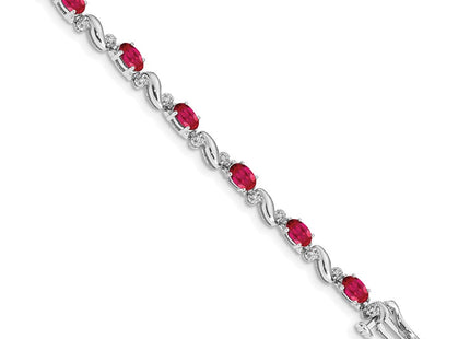 14k White Gold Bracelets Style BM4487 - Classique Jewelry Inc.