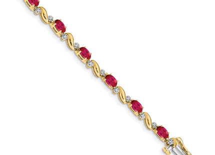 14k Yellow Gold Bracelets Style BM4487 - Classique Jewelry Inc.