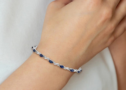 14k White Gold Bracelets Style BM4487 - Classique Jewelry Inc.