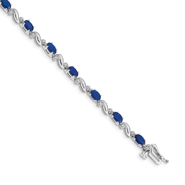 14k White Gold Bracelets Style BM4487 - Classique Jewelry Inc.