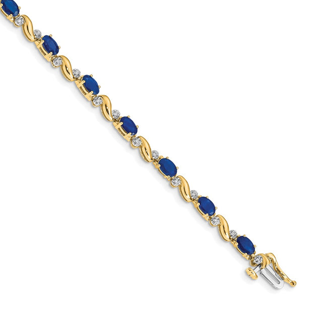 14k Yellow Gold Bracelets Style BM4487 - Classique Jewelry Inc.