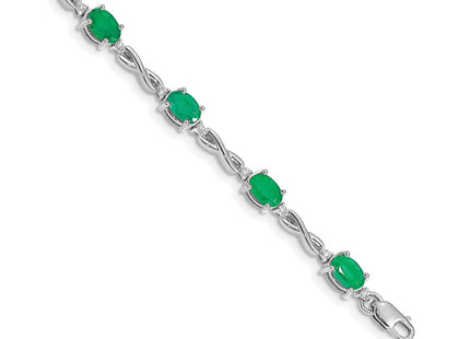 14k White Gold Bracelets Style BM4488 - Classique Jewelry Inc.