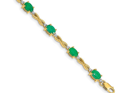 14k Yellow Gold Bracelets Style BM4488 - Classique Jewelry Inc.