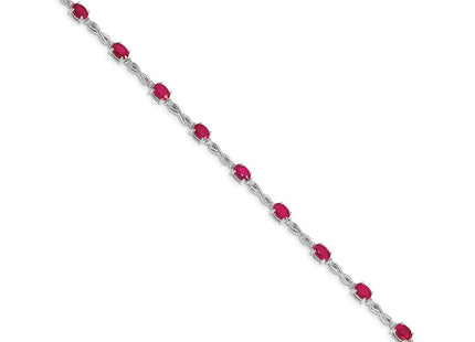 14k White Gold Bracelets Style BM4488 - Classique Jewelry Inc.