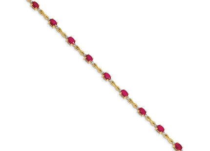 14k Yellow Gold Bracelets Style BM4488 - Classique Jewelry Inc.