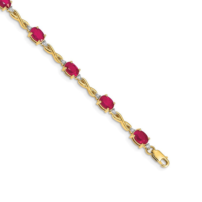 14k Yellow Gold Bracelets Style BM4488 - Classique Jewelry Inc.