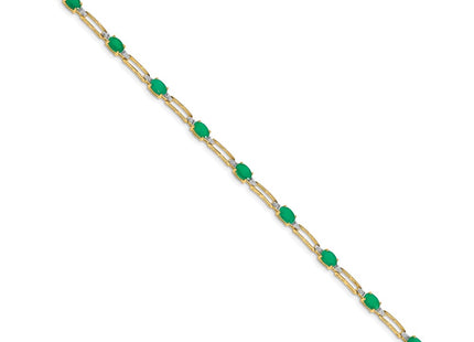 14k Yellow Gold Bracelets Style BM4489 - Classique Jewelry Inc.