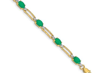 14k Yellow Gold Bracelets Style BM4489 - Classique Jewelry Inc.