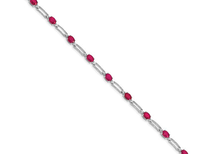 14k White Gold Bracelets Style BM4489 - Classique Jewelry Inc.