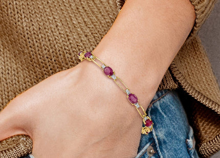 14k Yellow Gold Bracelets Style BM4489 - Classique Jewelry Inc.