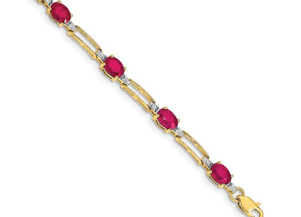 14k Yellow Gold Bracelets Style BM4489 - Classique Jewelry Inc.