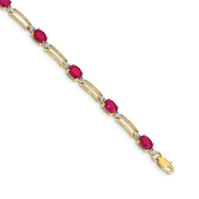 14k Yellow Gold Bracelets Style BM4489 - Classique Jewelry Inc.