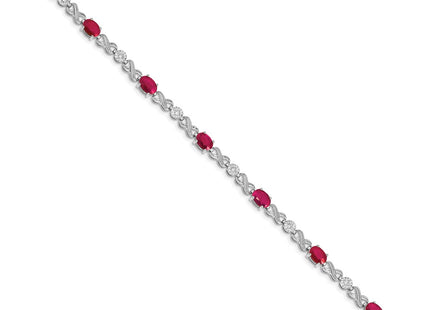 14k White Gold Bracelets Style BM4490 - Classique Jewelry Inc.