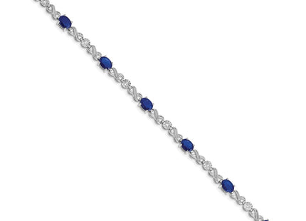 14k White Gold Bracelets Style BM4490 - Classique Jewelry Inc.