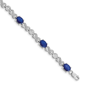 14k White Gold Bracelets Style BM4490 - Classique Jewelry Inc.