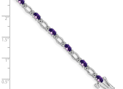 14k White Gold Bracelets Style BM4491 - Classique Jewelry Inc.
