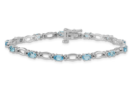 14k White Gold Bracelets Style BM4491 - Classique Jewelry Inc.