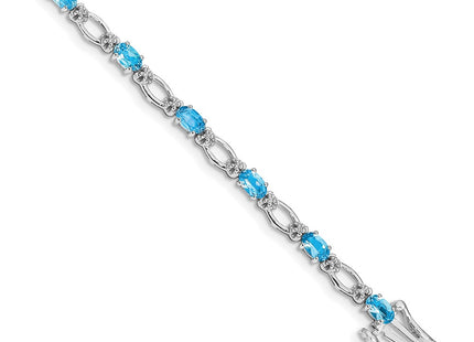 14k White Gold Bracelets Style BM4491 - Classique Jewelry Inc.