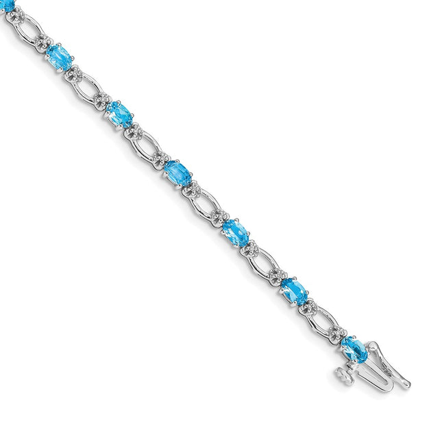 14k White Gold Bracelets Style BM4491 - Classique Jewelry Inc.