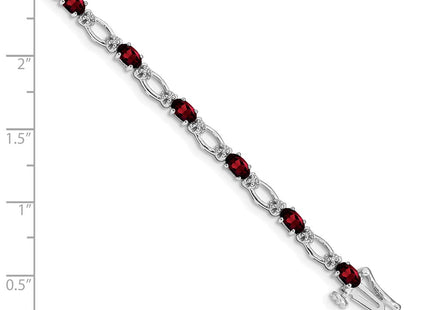 14k White Gold Bracelets Style BM4491 - Classique Jewelry Inc.