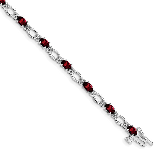 14k White Gold Bracelets Style BM4491 - Classique Jewelry Inc.