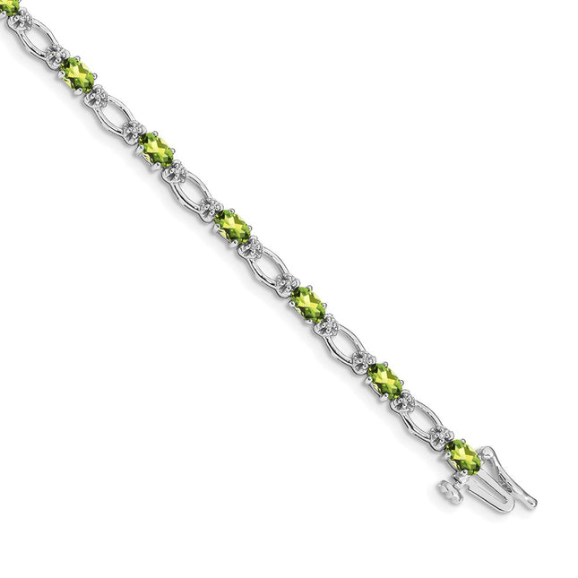14k White Gold Bracelets Style BM4491 - Classique Jewelry Inc.