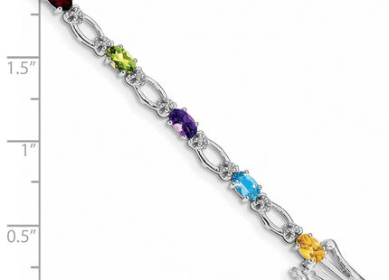 14k White Gold Bracelets Style BM4491 - Classique Jewelry Inc.