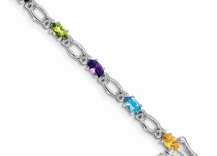 14k White Gold Bracelets Style BM4491 - Classique Jewelry Inc.