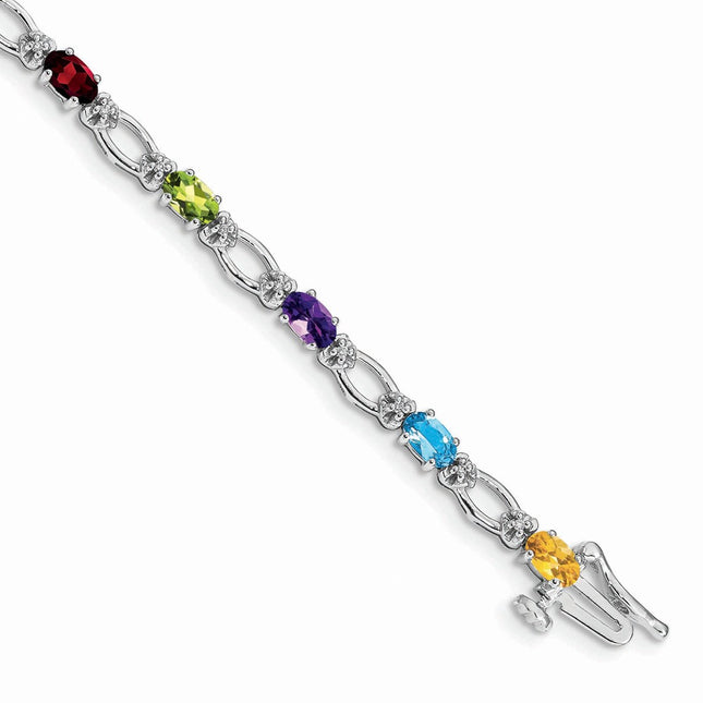 14k White Gold Bracelets Style BM4491 - Classique Jewelry Inc.