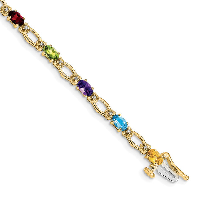14k Yellow Gold Bracelets Style BM4491 - Classique Jewelry Inc.