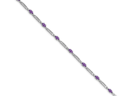 14k White Gold Bracelets Style BM4492 - Classique Jewelry Inc.