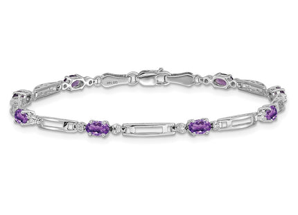 14k White Gold Bracelets Style BM4492 - Classique Jewelry Inc.
