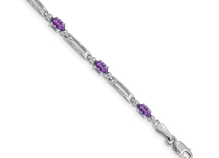 14k White Gold Bracelets Style BM4492 - Classique Jewelry Inc.