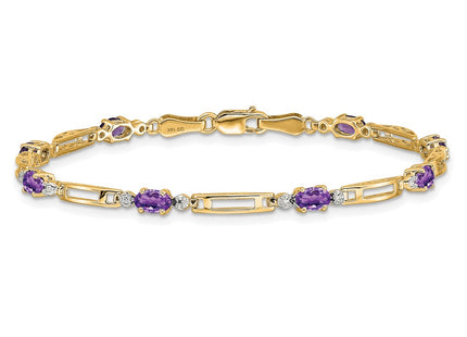 14k Yellow Gold Bracelets Style BM4492 - Classique Jewelry Inc.