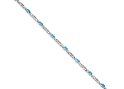 14k White Gold Bracelets Style BM4492 - Classique Jewelry Inc.