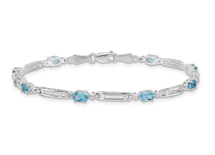 14k White Gold Bracelets Style BM4492 - Classique Jewelry Inc.