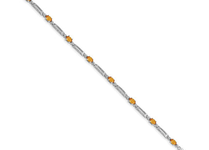 14k White Gold Bracelets Style BM4492 - Classique Jewelry Inc.