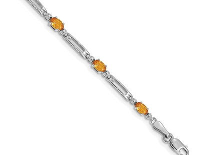 14k White Gold Bracelets Style BM4492 - Classique Jewelry Inc.
