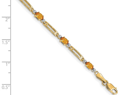 14k Yellow Gold Bracelets Style BM4492 - Classique Jewelry Inc.