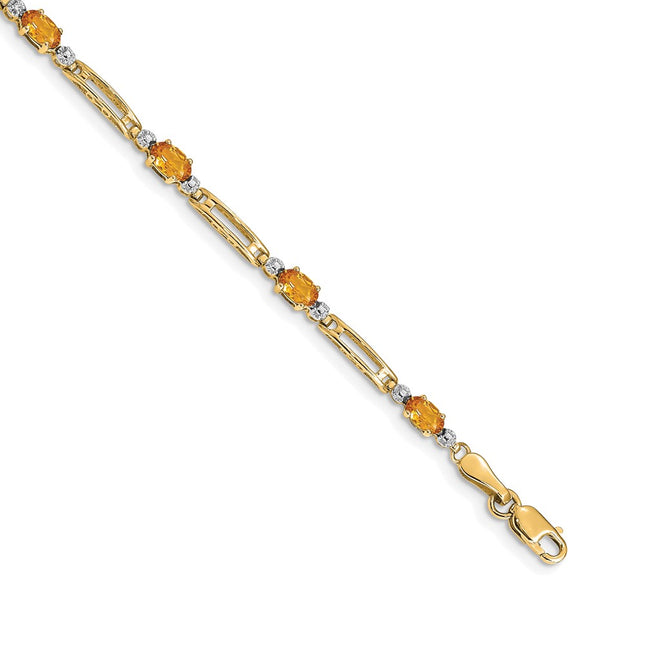 14k Yellow Gold Bracelets Style BM4492 - Classique Jewelry Inc.